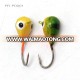 Colorful Ice Fishing Jigs PR-PD001 tungsten ice jig