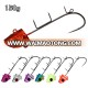 150g 7 colors japanese lead jig hook artificial fishing tackle lure for Saury with dorsal thorns