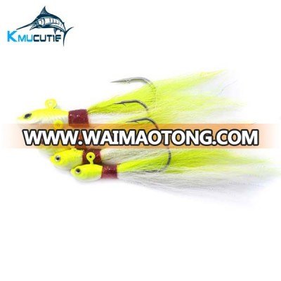 10g ice fishing bucktail jig trout lure