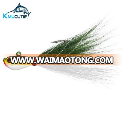 2oz Fishing Lure Bucktail Jig Fish Metal Jig