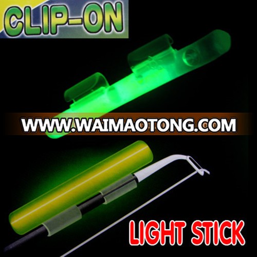 Fishing tackle fluorescent fishing rod glow clip-on lights sticks